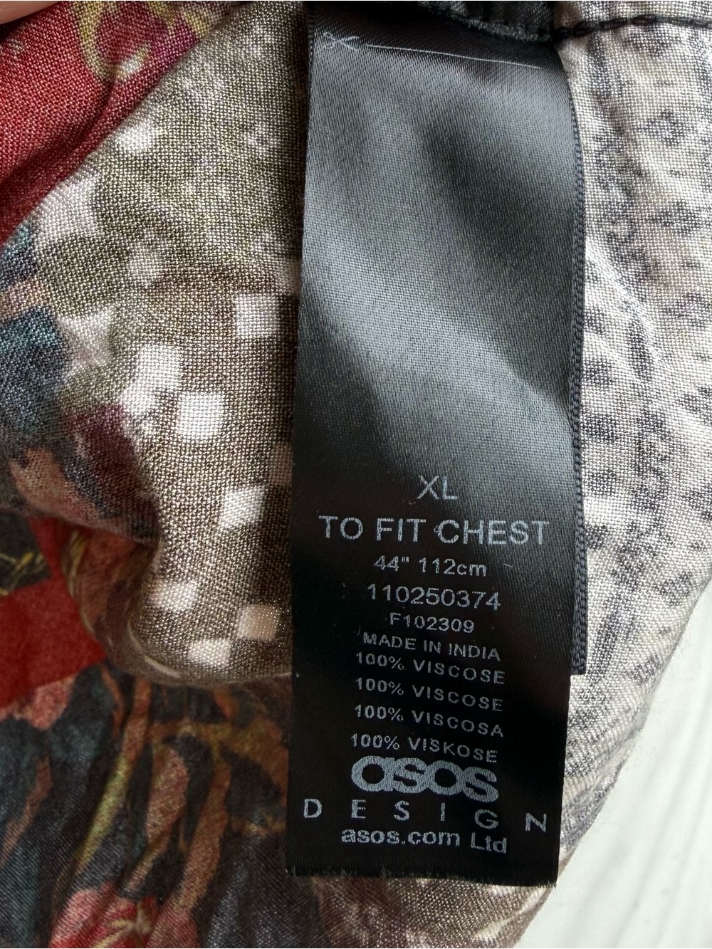 ASOS Relaxed Deep Reverse Shirt In Patchwork Baroque Print - Picture 5 of 6